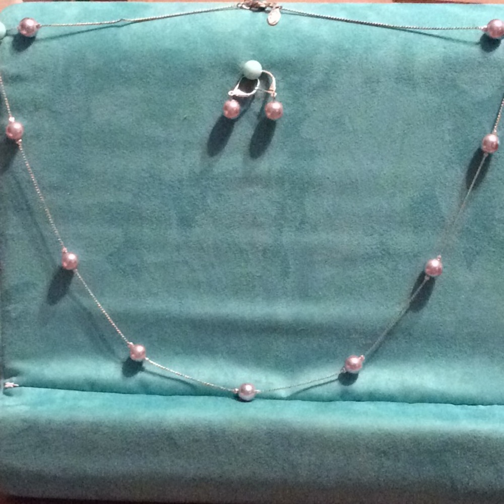 Necklace and earrings